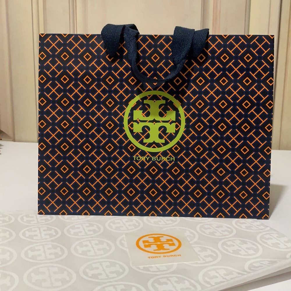 Tory Burch Empty Logo Paper Gift Bag Set